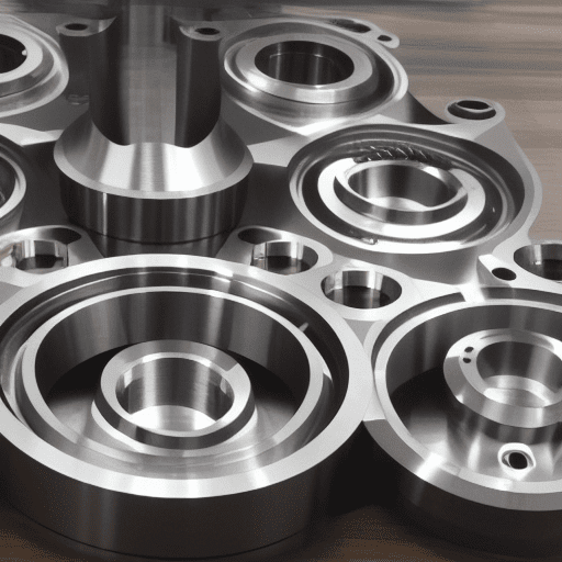 What are machined parts?