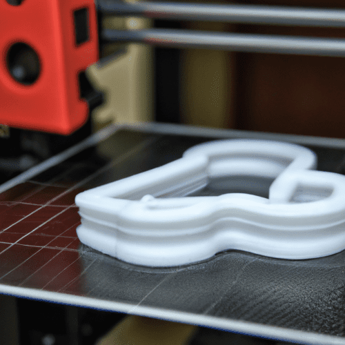 What does a 3D printer print?