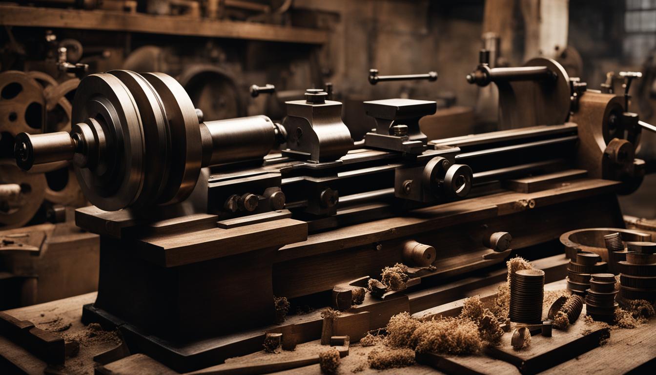 Who invented the lathe?